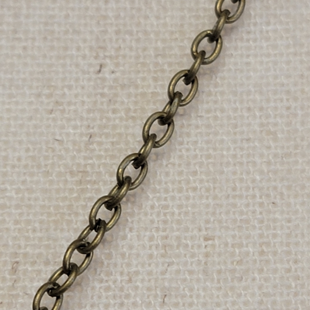 Harry Potter Golden Snitch Necklace 20" Brass Gold Tone Pendant Wings Quidditch - Picture 4 of 6